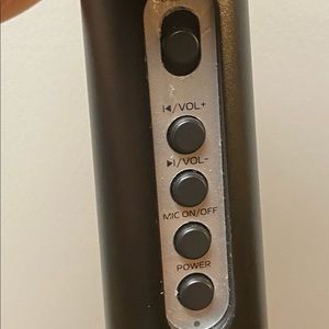 Pop Solo Tzumi Microphone, black, bluetooth